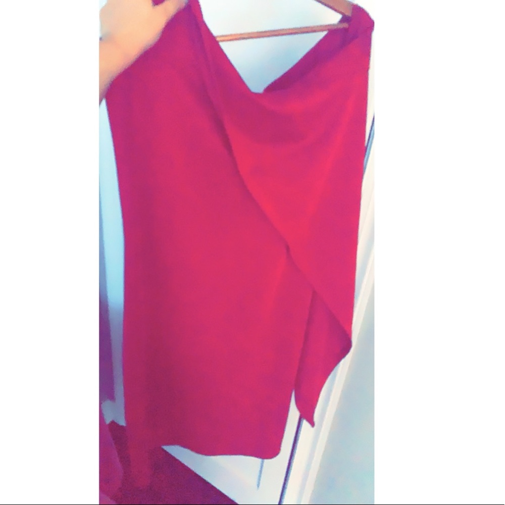 Drape Shoulder Dress